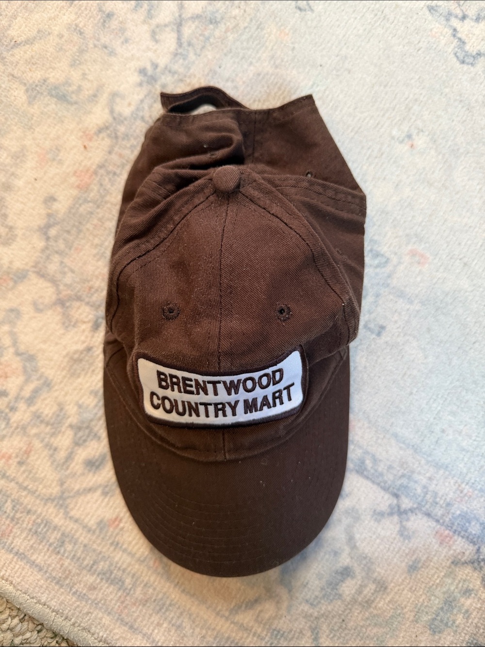 Brentwood Country Mart Brown Patch Baseball Cap - Picture 2 of 5